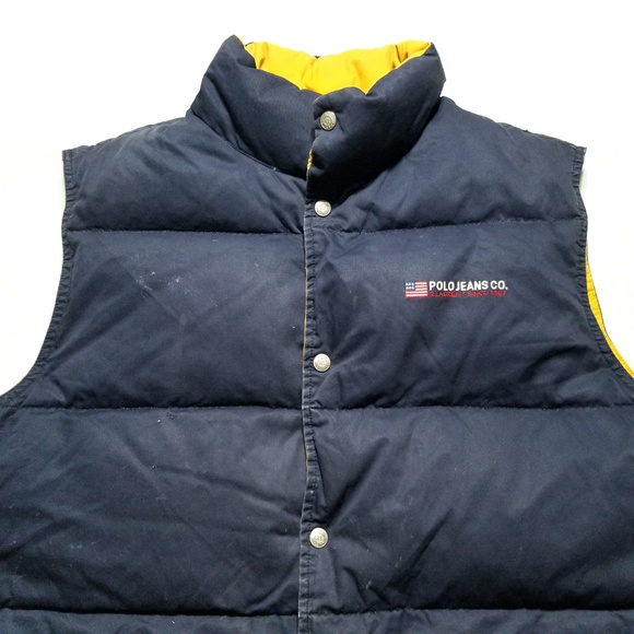 VINTAGE Polo Sport Ralph Lauren Reversable Puffer - Picture 3 of 8